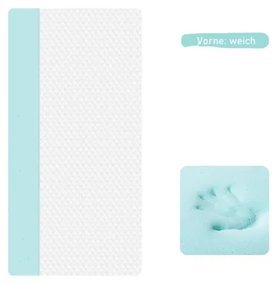 Immagine prodotto di Coprimaterasso, memory foam, spessore 7 cm, 100x200 cm, BIANCO