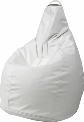 Produktbild von Pouf Agordo, Mehrzwecksessel, Sitzsack, Hockerhocker,  Italy, 90x90 h120 cm, Weiß