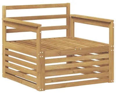 Immagine prodotto di vidaXL Divano da esterno in legno massello di acacia bianco