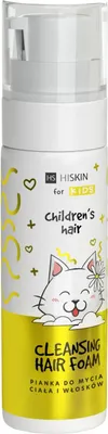 Produktbild von HISKIN für Kinder Dusch- und Haarwaschschaum - Reisprotein 200 ml