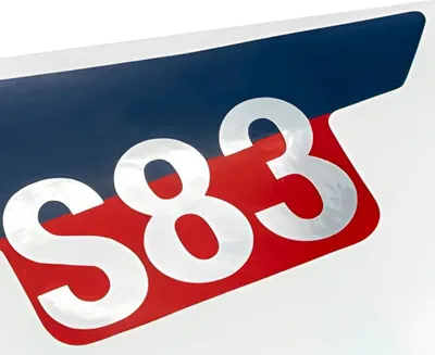 Produktbild von Klebefolie für linken Seitendeckel - S83CX