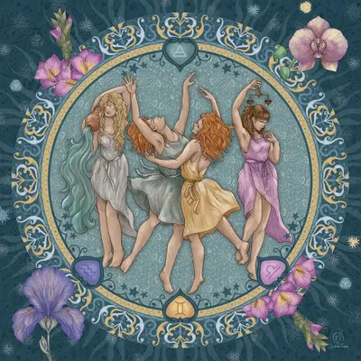 Obrázok produktu pre Grafika Puzzle Astrologické vzdušné znamenia - 1000 dielikov puzzle