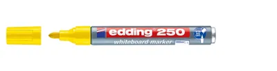 Immagine prodotto di 10x Edding 250-005 Marcatore per lavagne ricaricabile 1,5 - 3 mm giallo