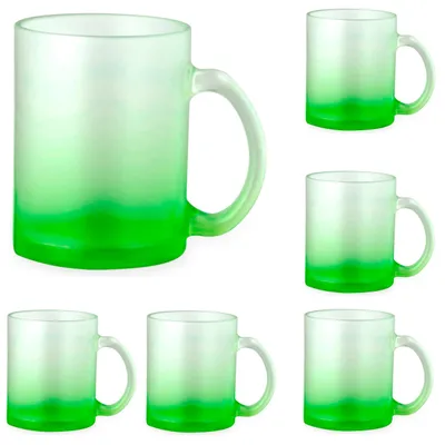 Produktbild von Omgoods – Set aus 5 Kaffeetassen aus Borosilikatglas mit Griff