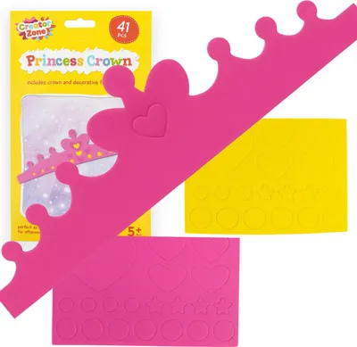Obrázok produktu pre Kreatívna remeselná súprava CROWN DIY na vystrihovanie pre deti