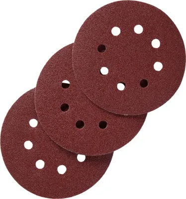 Image de Lot de 10 disques abrasifs, 125 mm, grains 80