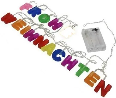 Produktbild von LED Weihnachts-Banner mit Schriftzug
