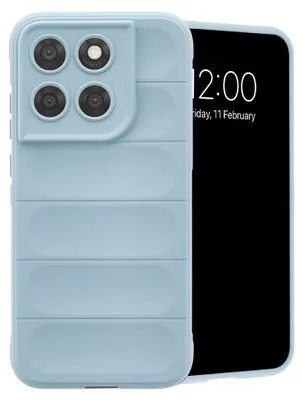 Image de Coque arrière Imoshion EasyGrip pour le Motorola Moto G77 - Bleu clair