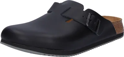 Produktbild von Birkenstock Boston SL Pantolette schwarz schmale Weite Gr. 42