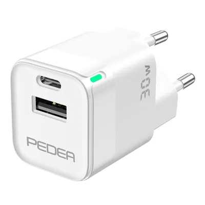 Produktbild von PEDEA Dual Mini Reiselader 30W, Drinnen, AC, Weiß