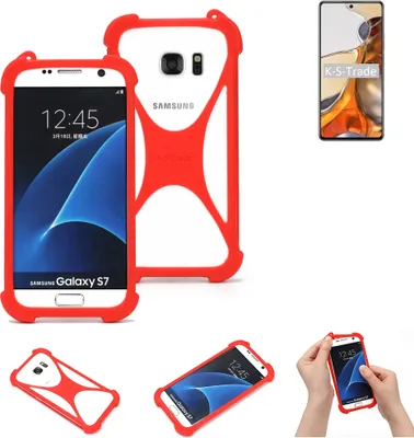 Produktbild von K-S-Trade Handy-Hülle kompatibel mit Xiaomi 11T Schutz-Hülle Bumper Silikon Schutz Hülle Cover Case Silikoncase Silikonbumper TPU Softcase