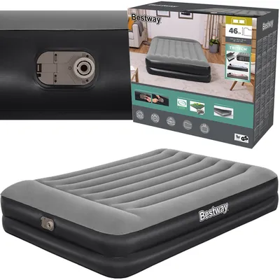 Produktbild von Bestway Luftbett "+" Queen-Size 203x152x46 cm mit eingebauter Pumpe; 67403