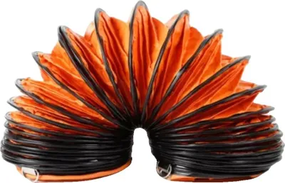 Produktbild von Belüftungsschlauch, langlebiges PVC, effiziente Luftzirkulation, Orange