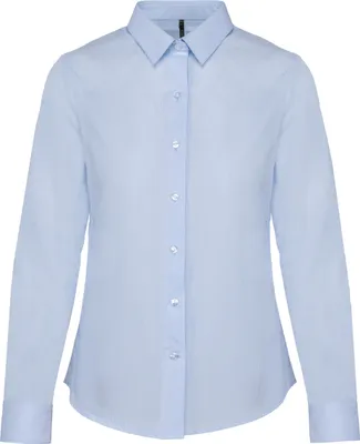 Produktbild von Kariban Langärmelige Popeline-Bluse