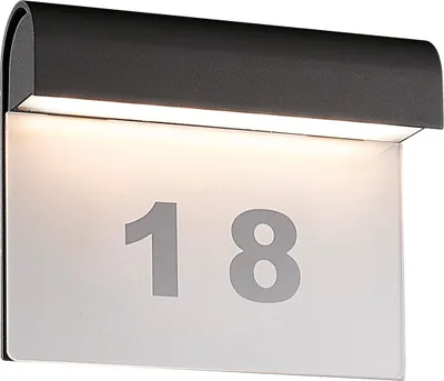 Produktbild von Näve LED Außenwandleuchte - Aluminium, Acryl - anthrazit, klar; 1225997