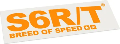 Immagine prodotto di Adesivo Sticker Scritta Logo STAGE6 R/T 140 x 48 mm Arancio