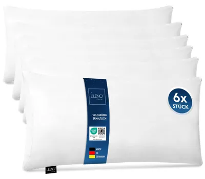 Image de Jeu de 6 coussins en microfibre, dimensions 40 x 80 cm