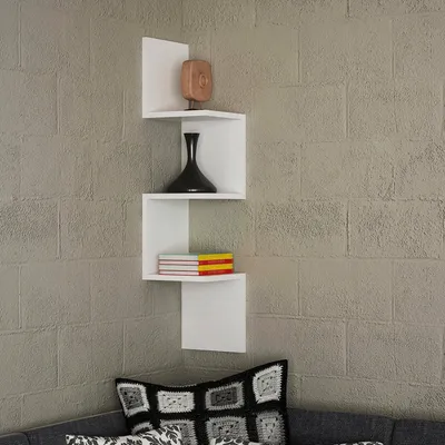 Immagine prodotto di Ṛgveda - Mensola, 25x25x105h cm Bianco, 4 Ripiani