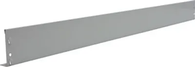 Produktbild von Schüttgutleiste für Schulte Fachbodenregale mit Stecksystem für  MULTIplus85/150 | HxB 9x130cm | Lichtgrau