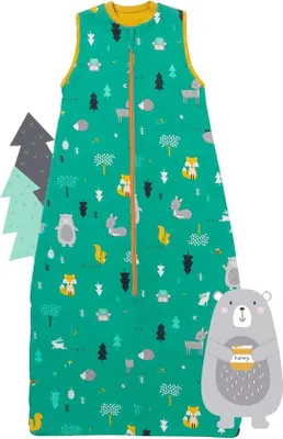 Produktbild von Famanu Schlafsack für Kinder Sommer 1 TOG - Atmungsaktiv und Komfortabel bis 130 cm