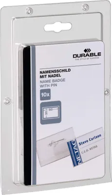 Obrázok produktu pre Durable 8606-19 - Kunststoff - Transparent - 30 mm - 60 mm - 10 Stück(e)
