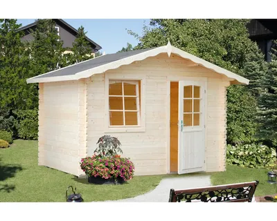 Produktbild von Gartenhaus Palmako Emma 4,6 m² inkl. Fußboden 290 x 250 cm tauchgrundiert