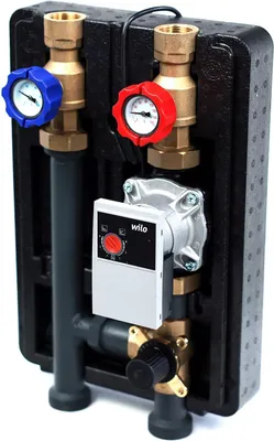Produktbild von SUNEX® Heizkreisstation GPO M DN25 Pumpengruppe mit Mischventil Heizkreisset Umwälzpumpe für Heizungsanlagen Kühlsysteme Fußbodenheizung