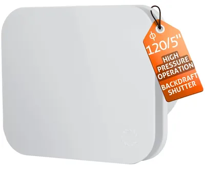 Produktbild von Abluftventilator – Für Badezimmer und Küche – Ø 120 mm – 120 m³/h – Weiß