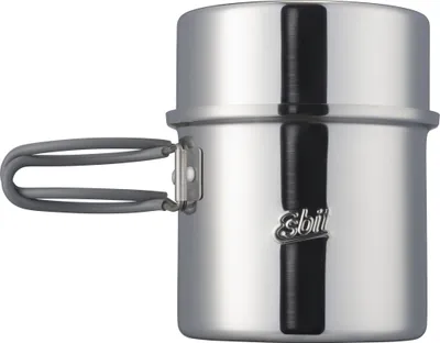 Produktbild von ESBIT Edelstahl Topf, 1L - Klappgriffe - rostfrei - robust