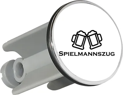 Produktbild von Huuraa Waschbeckenstöpsel Spielmannszug Schützenfest 4cm höhenverstellbar Abflussstopfen Geschenkidee