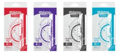 Immagine prodotto di Set geometria 4el 15cm Colorino