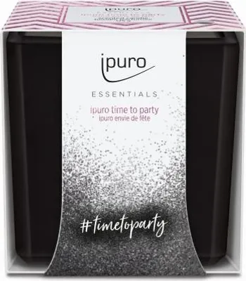 Obrázek produktu pro ipuro ESSENTIALS time for party, Čtverec, Černá, Ovocný, 1 kusů