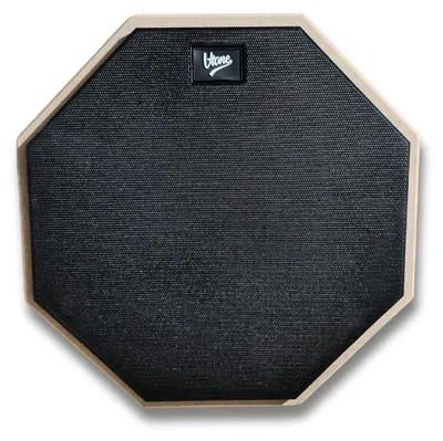 Immagine prodotto di V-TONE PD12 BK: Pad per batteria da 12 pollici, colore nero, con filettatura M8 per l'installazione su supporti