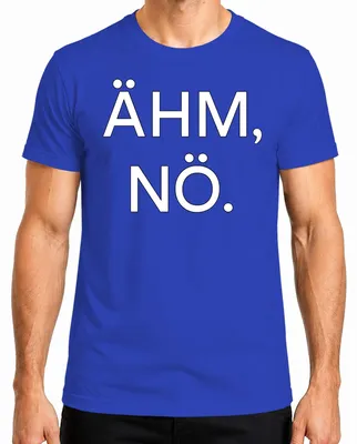 Immagine prodotto di ÄHM NÖ Sarcastic Funny Saying Statement Humorous Gift Maglietta da uomo, Blu, S