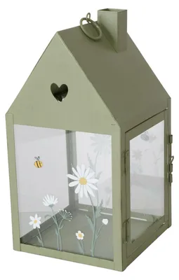 Immagine prodotto di Lanterna in metallo, modello "Honey", altezza 27 cm