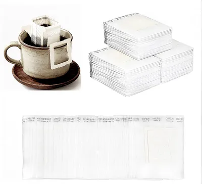 Kaffeefilterbeutel Drip, 120 Stück, Vliesstoff, Einweg
