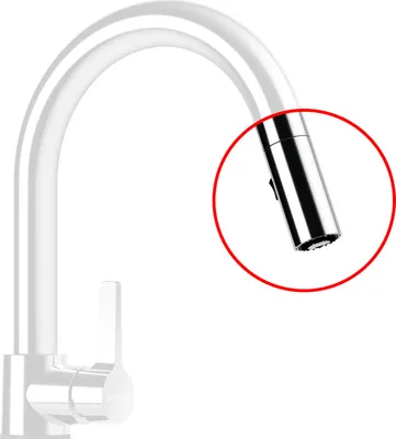 Produktbild von SCHOCK Brausekopf 628785/7 für SCHOCK Armatur SC-520 mit Zugauslauf / Handstück / Ersatzteil