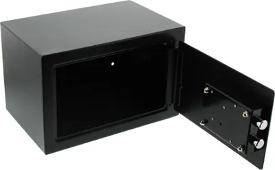 Produktbild von Burg Wächter Möbeltresor mit Schlüssel, Favor, 10,2 l, 4,1 kg, S3 K, schwarz, FAVOR S3 K, HxBxT: 200 x 310 x 200 mm