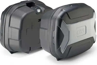 Zdjęcie produktu dla GIVI TRK35BN TREKKER LITE Para bocznych kufrów Monokey czarno-szarych 35 l