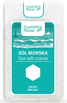 SÓL MORSKA GRUBO MIELONA 600 g - CRYSTALLINE PLANET