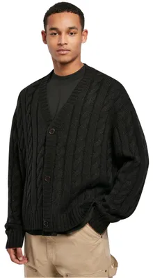 Image de Urban Classics Cardigan Boxy noir - 5XL