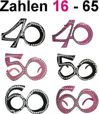 Produktbild von Brille 16 Jahre schwarz
