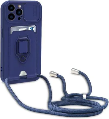 Produktbild von Telefonhülle mit Kameraabdeckung - schlagfest, schwarz, TPU