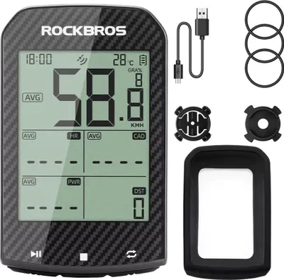 Zdjęcie produktu dla Licznik komputer rowerowy z GPS ANT+ IPX6 BLUETOOTH Rockbros M1 PRO