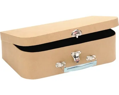 Produktbild von Glorex Reisekoffer Pappe 30 x 17,5 x 8 cm