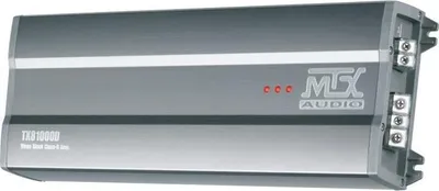 Image de Amplificateur Voiture MTX TX81000D, Classe-D, 1x1000W RMS, Télécommande EBC, Filtres Variables