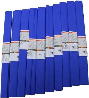 Produktbild von WEROLA Feinkrepp BRILLIANTBLAU 10 Rollen 50x250cm Rolle