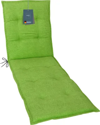 Produktbild von LILENO HOME Sonnenliege Auflage als [1er Set - Rollliege] in Apfelgrün - Gartenliegen Auflage perfekt für Strandliege - Polster Auflage für Gartenliege (190x60x6cm)