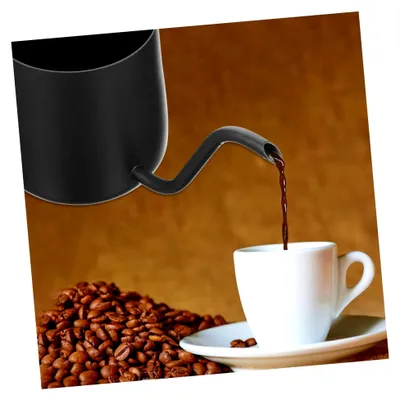 Produktbild von Edelstahl Kaffeekanne 250ml mit Schwanenhalsausguss und Handfilter