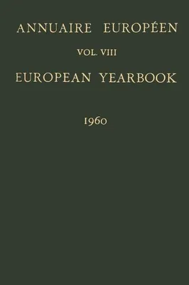 Obrázek produktu pro Annuaire Européen / European Yearbook